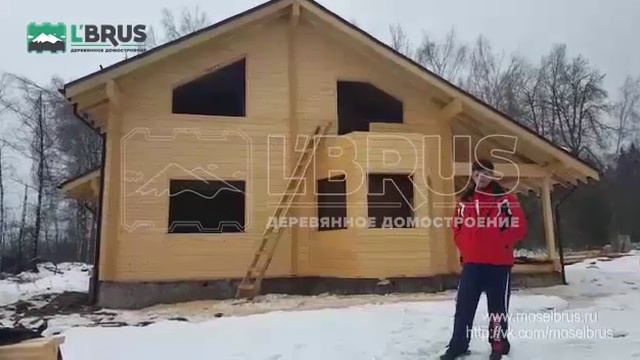 Отзыв владельца  дома из клееного бруса по завершении общестроительных работ компанией Lbrus
