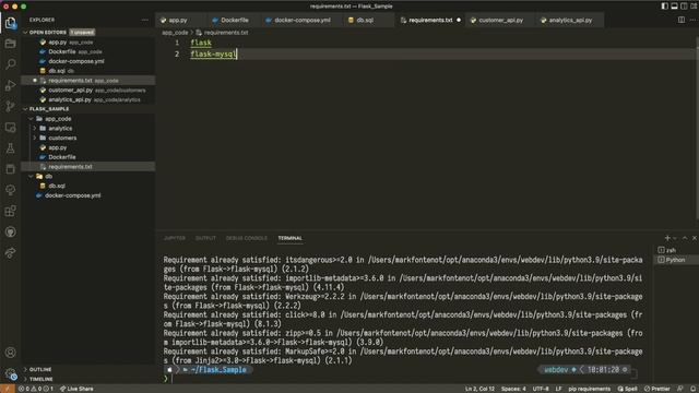 Flask Tutorial Video 05 - Adding a MySQL Database смотреть онлайн