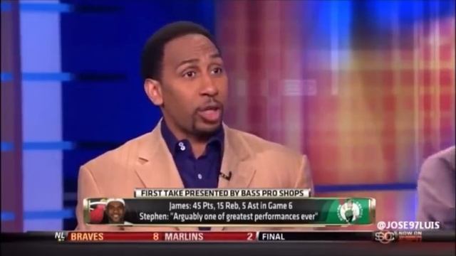 Skip Bayless and Stephen A. Smith react to LeBron James 45 points Game 6 vs Celtics смотреть онлайн