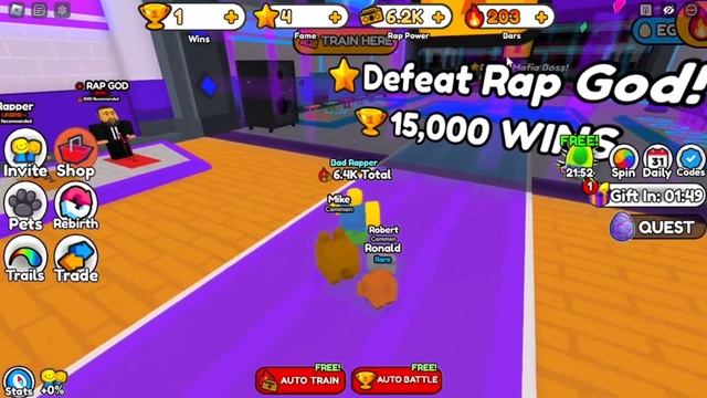 СТАЛ САМЫМ ЛУЧШИМ РЕПЕРОМ В Rap Battle Simulator смотреть онлайн