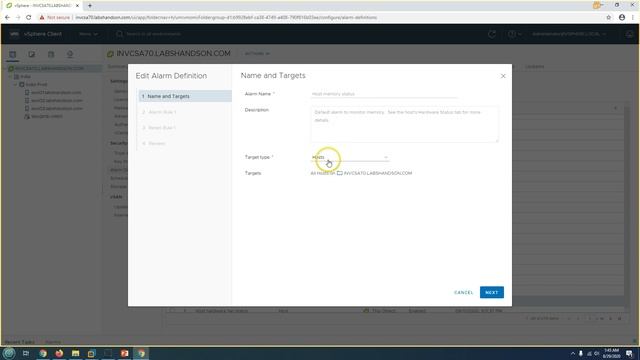 Part - 22 - VCP7-DCV 2020 - How to Create and Configure Alarms in vSphere vCenter Server 7 смотреть онлайн