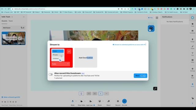 How to go live in 5 clicks - Streamlabs Talk Studio #livestream смотреть онлайн
