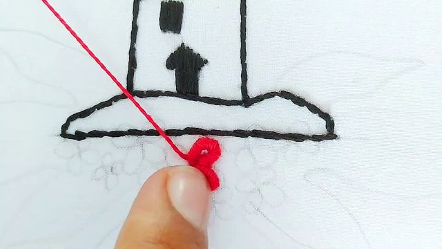 How to embroider a Lighthouse with beautiful embroidery flowers смотреть онлайн