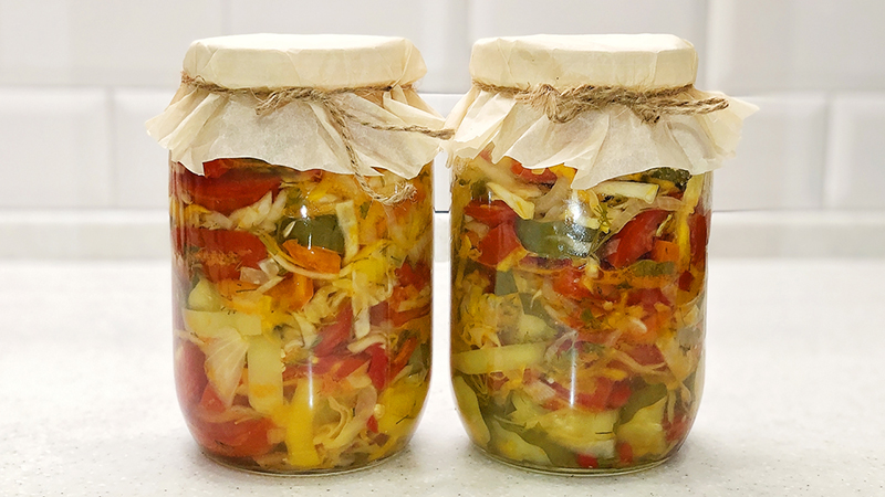 ОБАЛДЕННЫЙ САЛАТ «Кубанский» НА ЗИМУ. смотреть онлайн