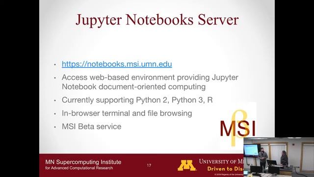 LIVE MSI Tutorial: Interactive Computing 2/6/18 смотреть онлайн