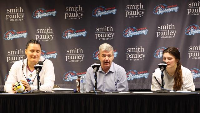 Omaha Supernovas' Shelton Collier, Tori Dixon and Paige Briggs full press conference after sweeping смотреть онлайн