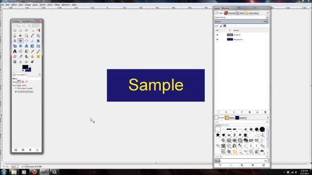 Photoshop CS2 and GIMP - How to Add Border to Text смотреть онлайн