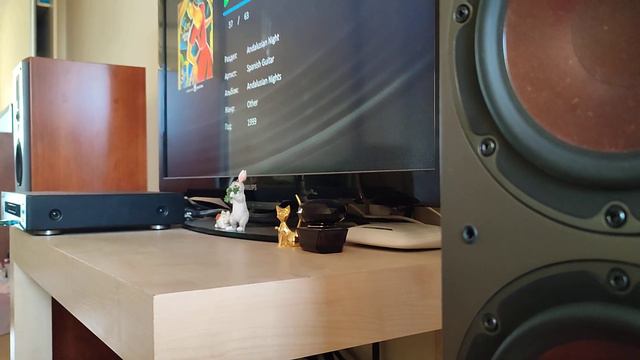 Dali speakers playing Spanish guitar music смотреть онлайн