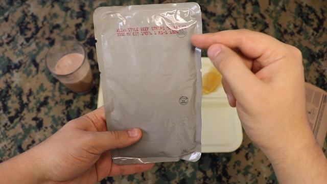 Сухпаек MRE - Меню 22. "Говядина с овощами по-азиатски". Обзор. смотреть онлайн
