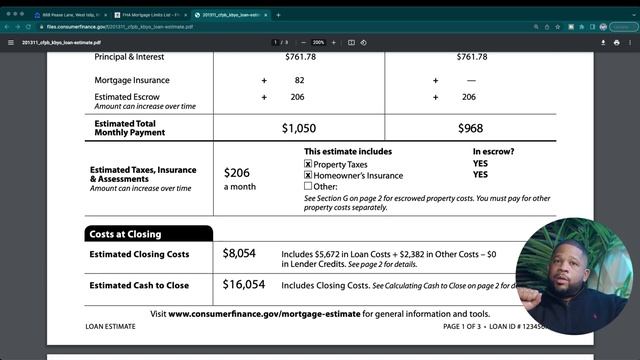 How To Read Your Mortgage Loan Estimate *Closing Costs and Fees Breakdown* смотреть онлайн