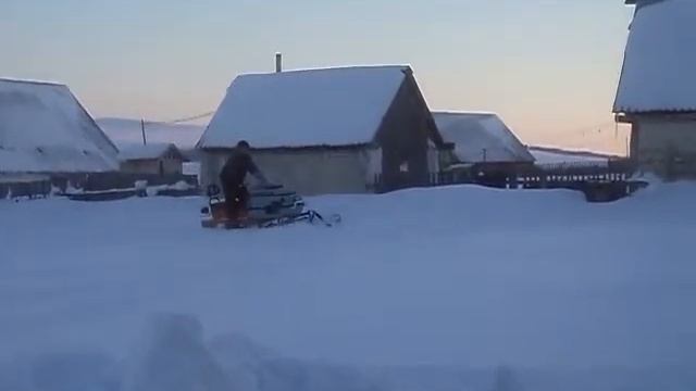 Самодельный снегоход +своими руками! смотреть онлайн