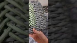 Использовать обрезки ротанга, украсить кашпо . Перышко, ёлочка и тд