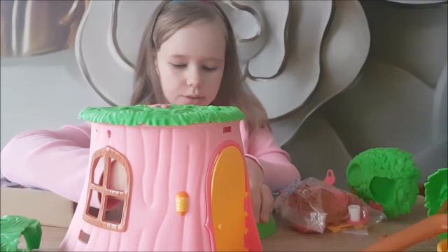 CHOU CHOU мини.Распаковка домика.ВИДЕО ДЛЯ ДЕВОЧЕК!