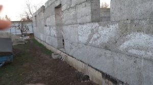 Дом из полистиролбетона своими руками. Первый этаж готов.