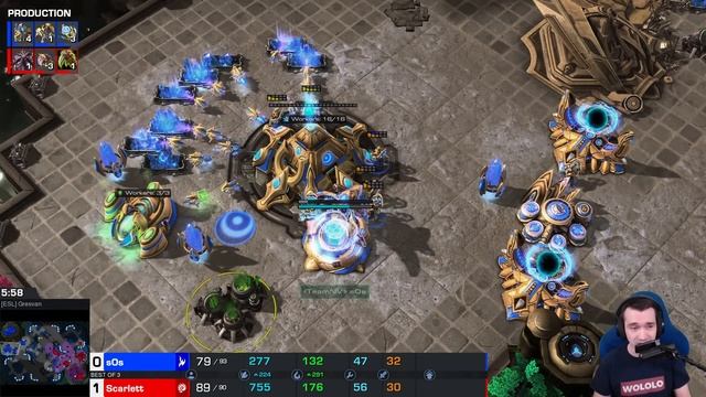 Scarlett HARD COUNTERS Carriers! StarCraft 2 смотреть онлайн