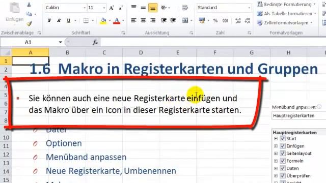 Excel VBA Video - Teil 5 von 7 - Makros zuweisen смотреть онлайн