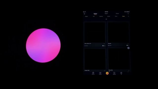 unboxing divoom pink planet-9 mood lamp // review and lighting effects смотреть онлайн