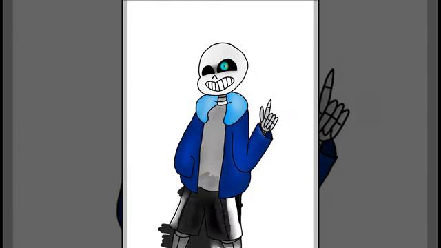 Санс из Гличтейл/Glitchtale speedpaint смотреть онлайн