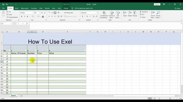 How To Use Microsoft Office Excel 2016 For Beginner Student смотреть онлайн
