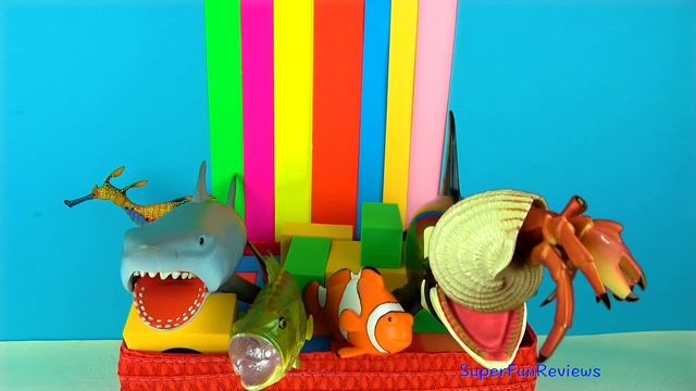 Learn about Sharks Whales Fish - Sea Animals Names - Kids Fun & Educational Toys - in English - Jaw смотреть онлайн