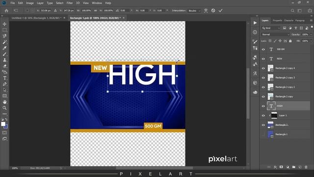 How To Make A High Protein Supplement Bottle Mockup Design in Photoshop CC смотреть онлайн
