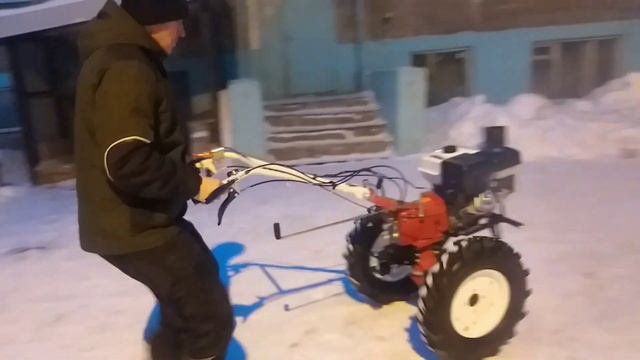 мотоблок БРАЙТ BR-135GEDPRO. первое впечатление от мотоблока Брайт.Наш первый мотоблок.