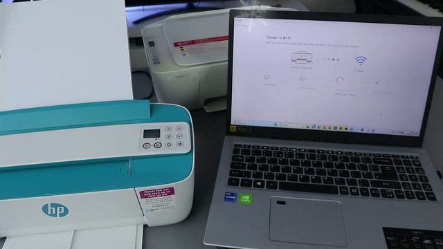 How To Do Wireless (WIFI) Setup For HP DESKJET 3700, 3772 Printer With Laptop and Print Double-side смотреть онлайн