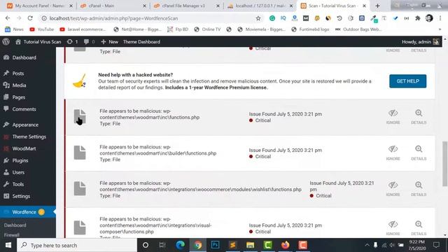 Remove Malware and Fix Hacked WordPress Website like pro with wordfance Demo. смотреть онлайн