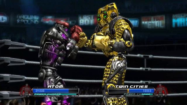 REAL STEEL THE VIDEO GAME - ATOM vs TWIN CITIES смотреть онлайн