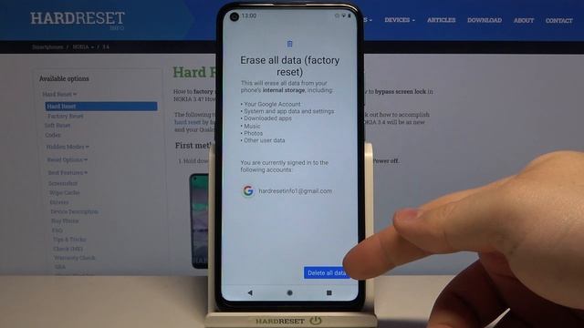 How to Hard Reset NOKIA 3.4 – Format Data смотреть онлайн