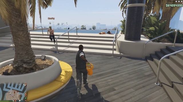 УЧИМСЯ ИГРАТЬ В GTA ONLINE #1 МОЙ ДРУГ МАНС И 300К ЗА ДЕНЬ смотреть онлайн