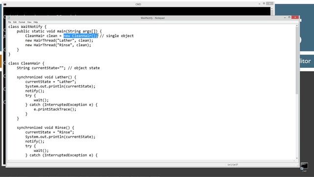 Learn Java Programming - wait(), .notify(), and .notifyAll() Tutorial смотреть онлайн