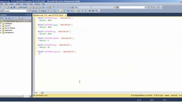 SQL DATEPART function - how to use SQL DATEPART function смотреть онлайн