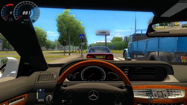 City Car Driving - Cl 65 Amg - Logitech G25 смотреть онлайн