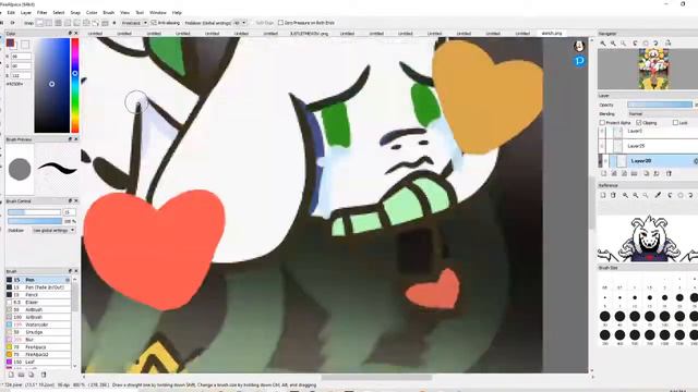 Asriel Flowey Undertale Speedpaint! смотреть онлайн