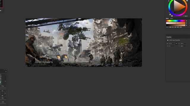 Photoshop speed art by Alex Crow/ Robots Attack смотреть онлайн