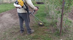 Триммер бензиновый Huter GGT-553TX в работе ✊️