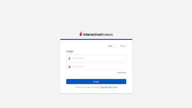 Interactive Brokers Paper Account Registration смотреть онлайн