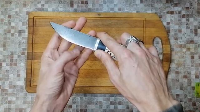 Нож Якутский. сталь Дамаск из пакета ШХ15. ХВГ. У8 Кузница Кустари и Ф смотреть онлайн