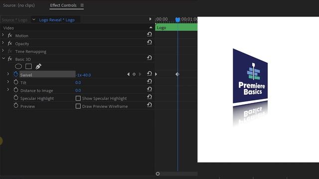 Create a 3D Rotation LOGO REVEAL (Premiere Pro Tutorial) смотреть онлайн