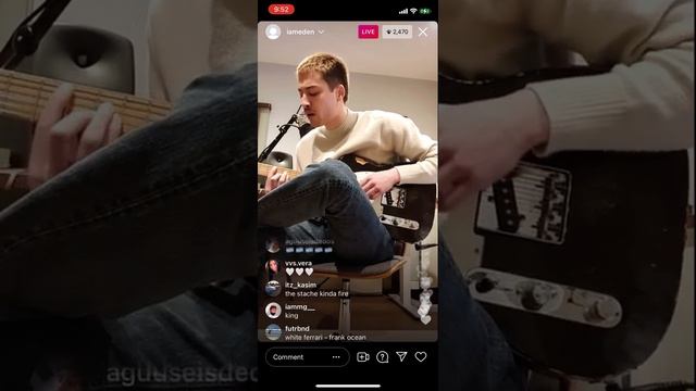 EDEN - White Ferrari (Instagram Live 4.30.2021) смотреть онлайн