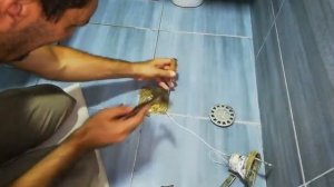 Замена трапа не ломая плитку.