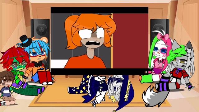 FNaF sb react to the bite of ‘83 reanimated |link for original in desc|FNaF SB| Gacha club| смотреть онлайн