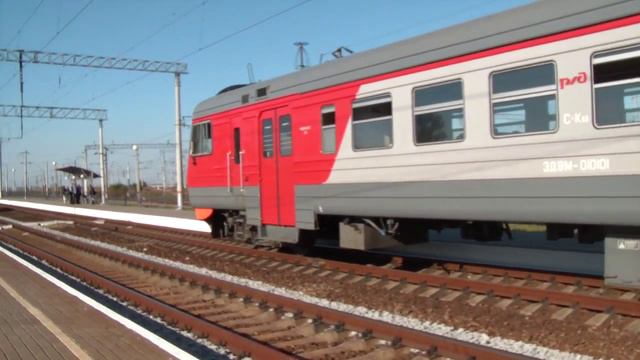 ЭД9М-0101 в корпоративных цветах ОАО «РЖД» смотреть онлайн