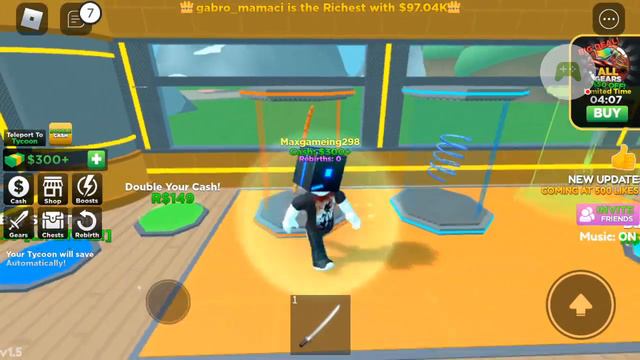 How To Play Tycoon Minecraft Game Play In Robox смотреть онлайн