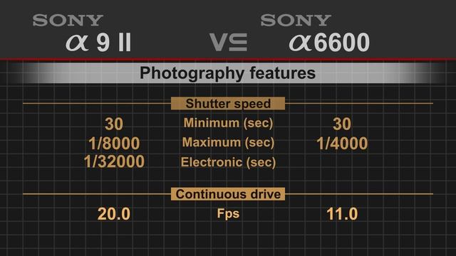 Sony alpha a9 II vs Sony alpha a6600 смотреть онлайн