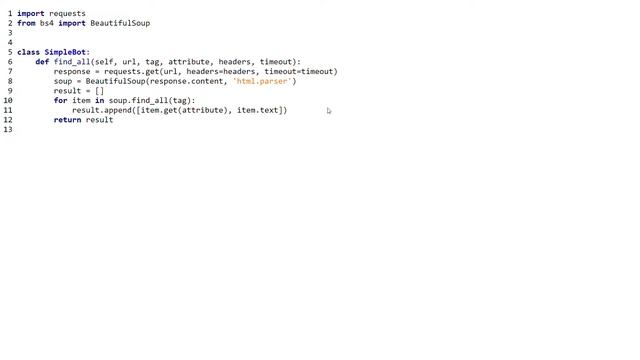 BeautifulSoup: простой пример смотреть онлайн