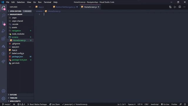 React Native - Bottom Tab Navigation v5 смотреть онлайн