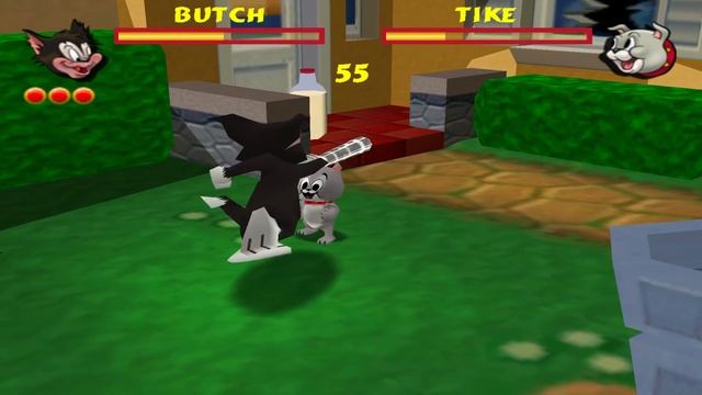 Tom and Jerry - Tom and Jerry Fists of Furry - Butch - Fun Game for Kids in English HD смотреть онлайн