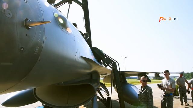 Arrive at the Red Sea! B-52H Bomber, F-35 & F-16 Fly Together At Full Speed смотреть онлайн